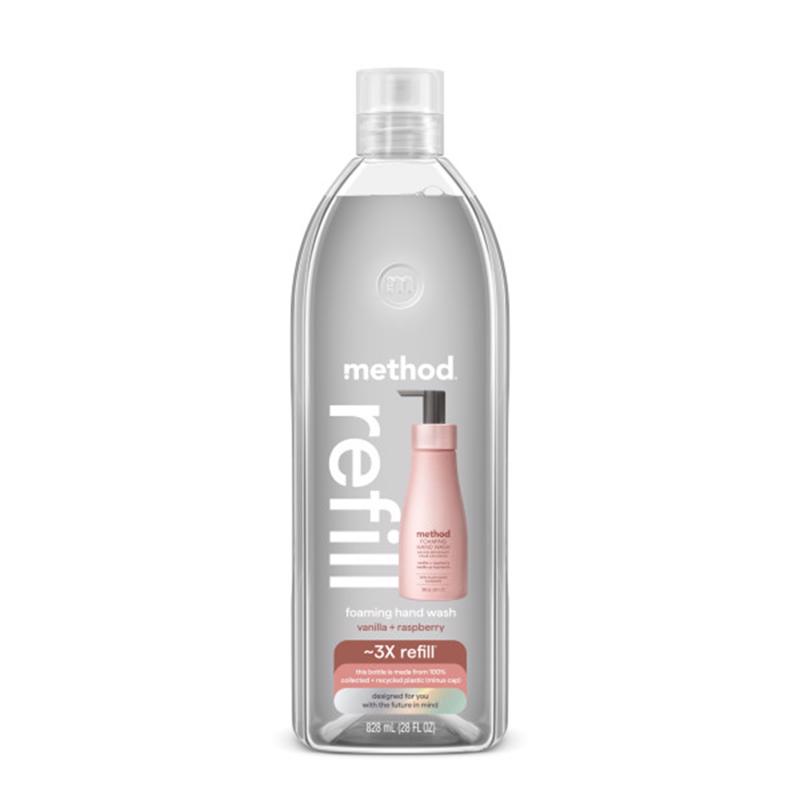 Picture of Method 9108418 28 oz Vanilla & Raspberry Scent Foam Hand Wash - Pack of 4