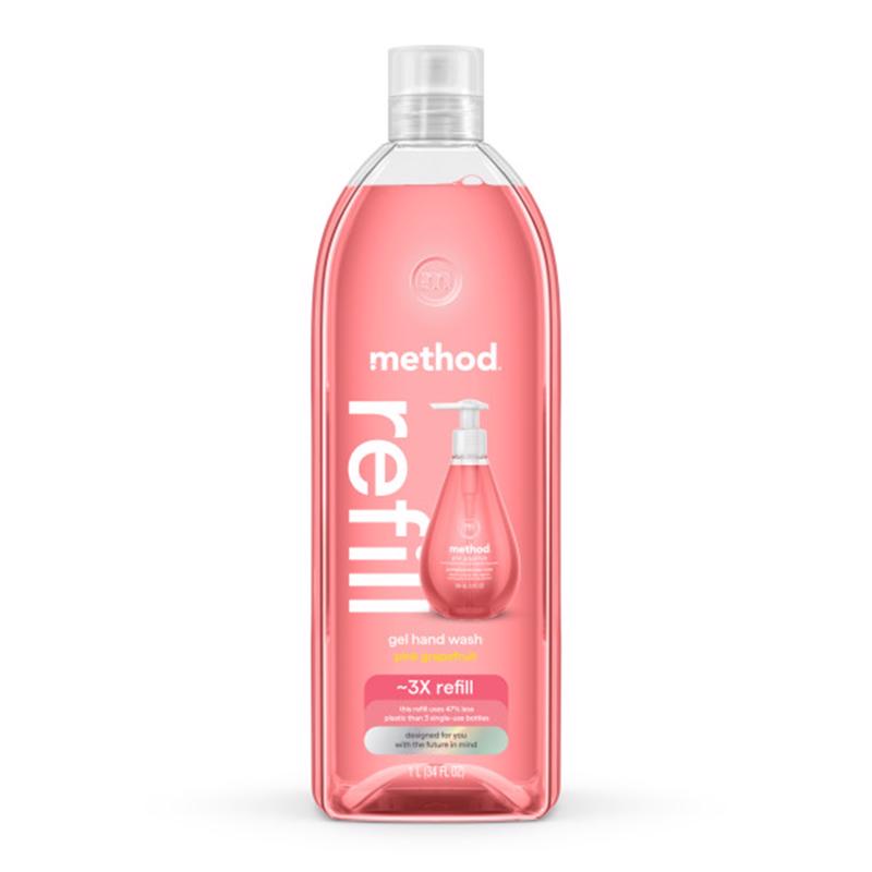 Picture of Method 9108427 34 oz Pink Grapefruit Scent Gel Hand Wash - Pack of 4