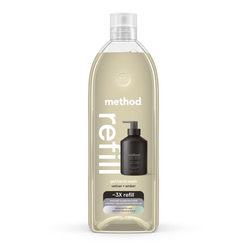 Picture of Method 9108423 34 oz Vetiver & Amber Scent Gel Hand Wash - Pack of 4