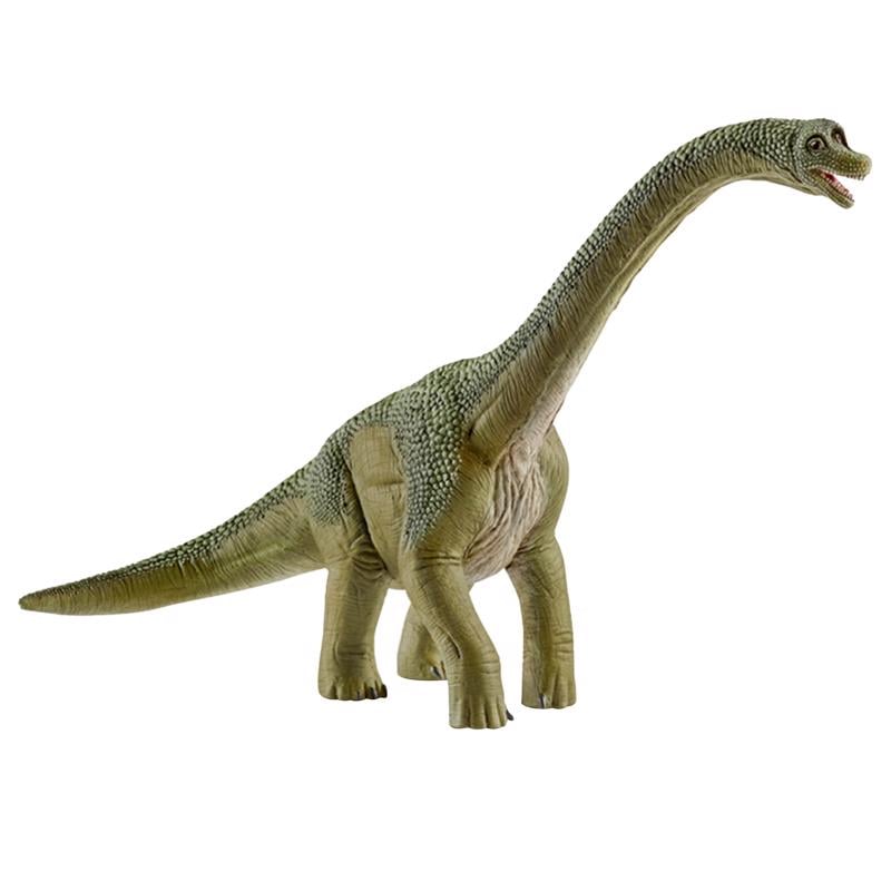 Brachiosaurus Dinosaur Toy - Green - 7in. - Hand-Painted Educational Model