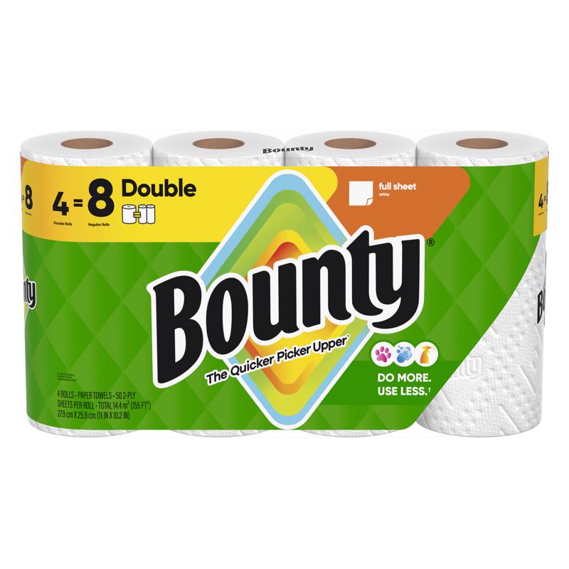 6087167 50 Sheet 2 Ply Paper Towels, White - 4 per Pack - Pack of 6