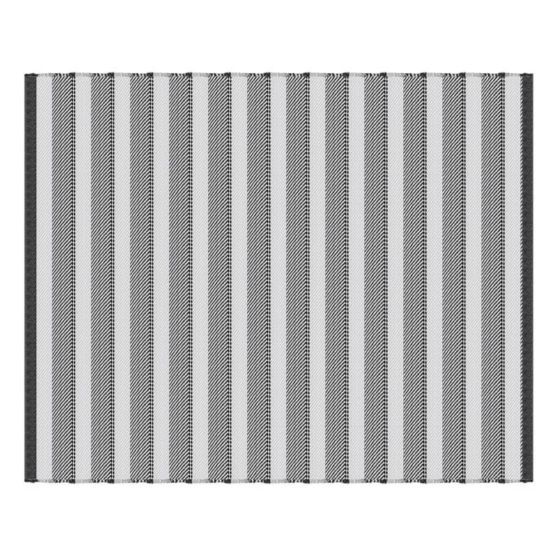 Picture of Vivsun Rugs 6082525 96 x 120 in. Stripe Polyester Accent Area Rug&#44; Grey