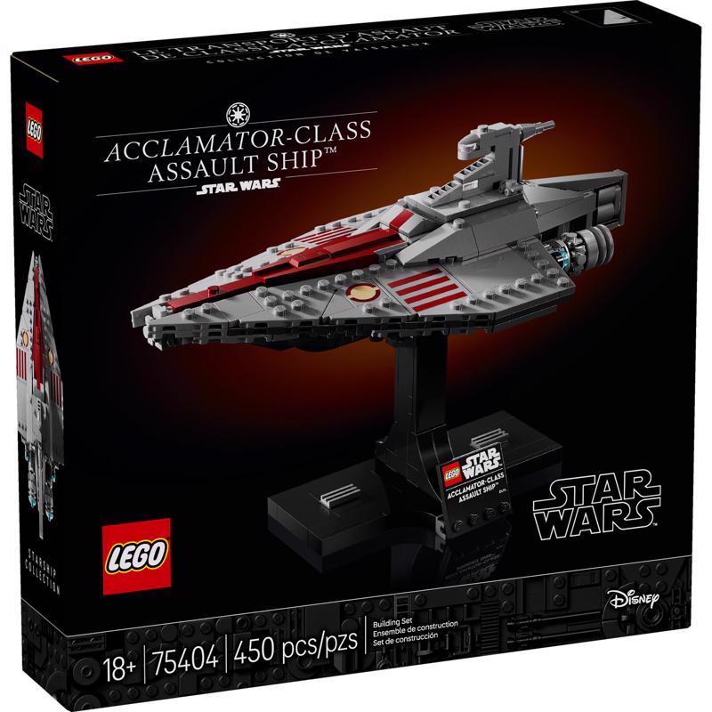 9106509 Star Wars Acclamator-Class Assault Ship Building Set, Multi Color - 450 Piece