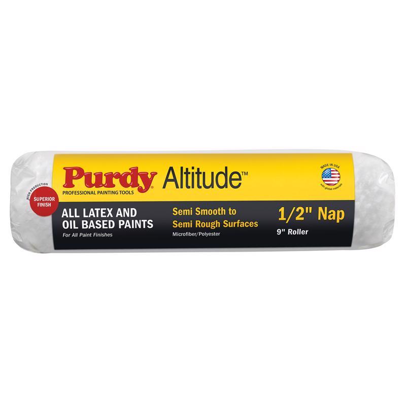 1037427 9 x 0.5 in. Altitude Polyester Micro Regular Paint Roller Cover, White