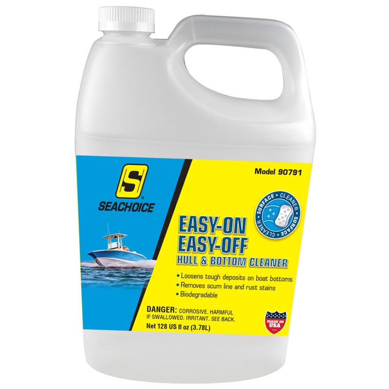8122089 128 oz Easy On & Off Hull Bottom Cleaner Liquid - Pack of 4