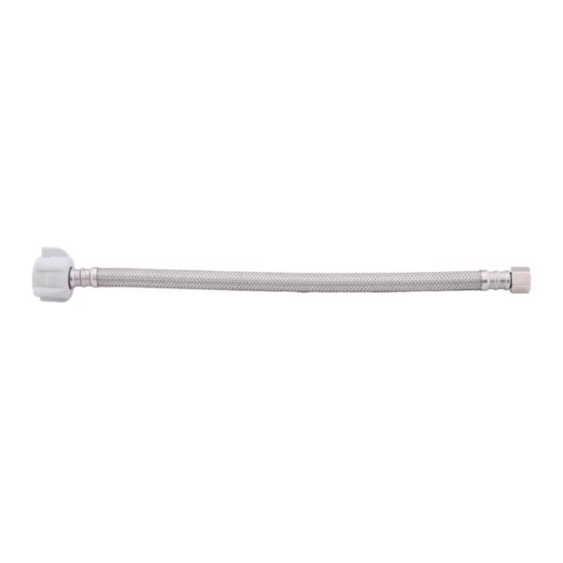 Picture of Brasscraft 4031060 0.375 x 0.875 x 12 in. Plumbshop Compression Ballcock Braided Stainless Steel Faucet Support