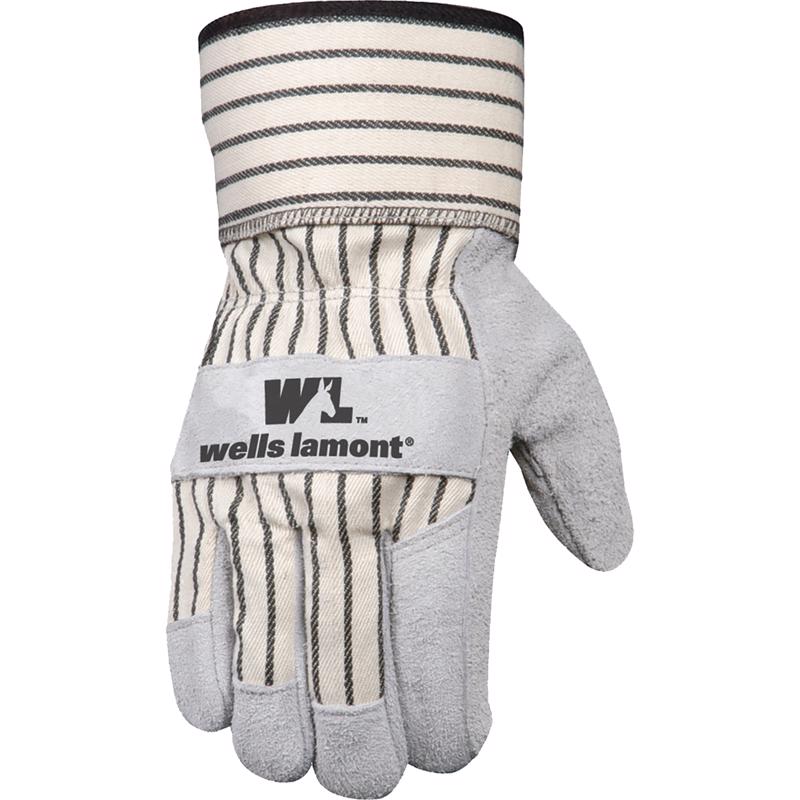 Picture of Wells Lamont 7043581 Men Indoor & Outdoor Gloves&#44; Beige & White - Medium