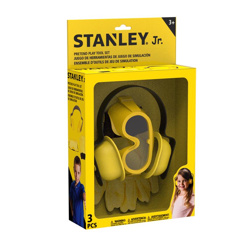 Picture of Stanley JR. 9100588 Pretend Play Tool Set&#44; Black & Yellow - 3 Piece