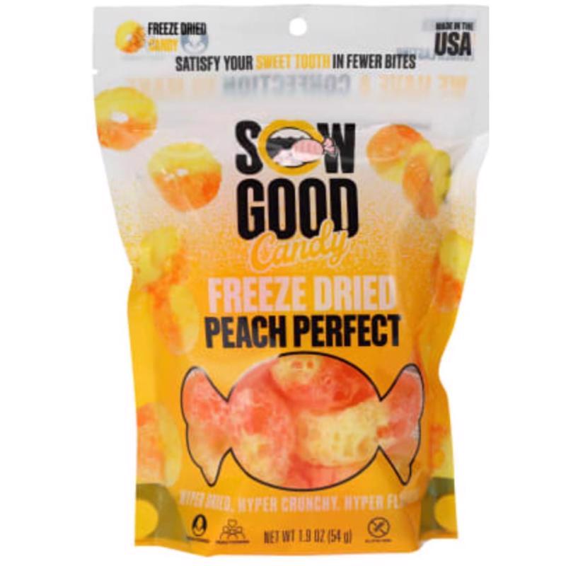 9107622 1.9 oz Freeze Dried Peach Perfect Candy Bites