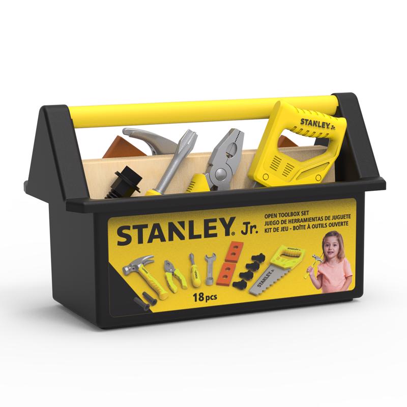 Picture of Stanley JR. 9101102 Pretend Play Toolbox Set&#44; Multi Color - 18 Piece