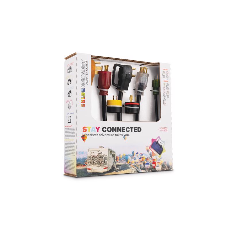 Picture of Reliance Controls 3019394 10 ft. 125-250V Connect 10-3 SJTW Generator Power Cord Adapter&#44; Multi Color