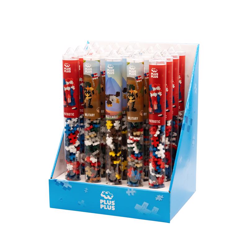 Picture of Plus-Plus 9113423 Patriotic Building Set&#44; Multi Color - Pack of 20