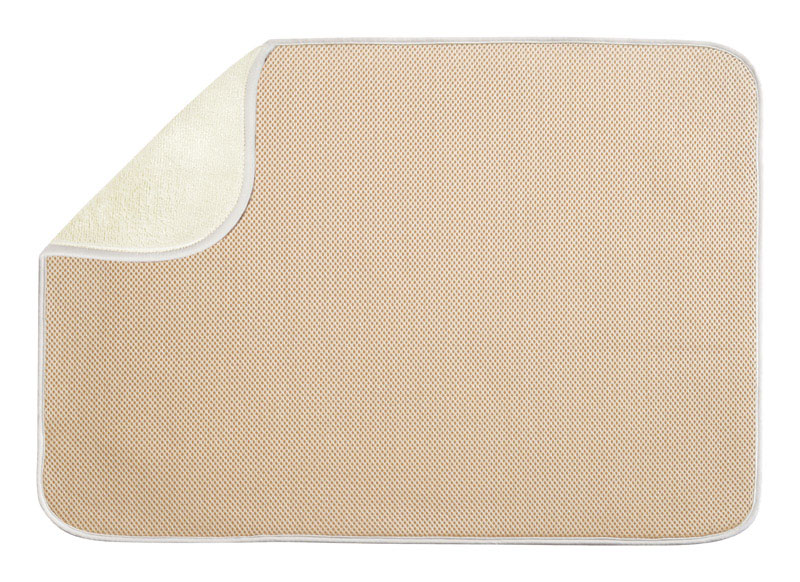 Picture of iDesign 6218630 0.5 x 16 x 18 in. Wheat Microfiber Drying Mat