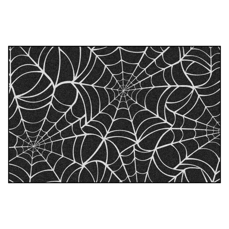 6084839 30 x 20 in. Spider Web Rectangle Rubber Door Mat, Multi Color - Pack of 6