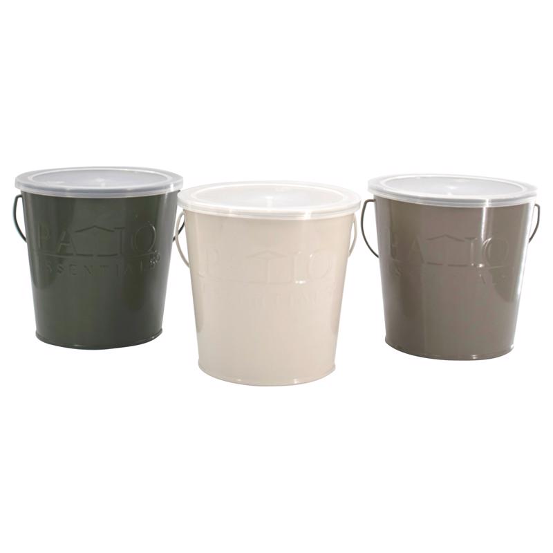 7036712 17 oz Citronella Bucket Candle Solid for Mosquitoes - Pack of 6