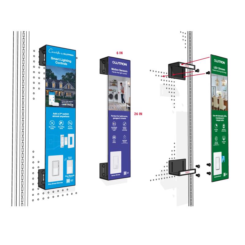 Picture of Standard 9107664 Electrical Lutron Sign Kit