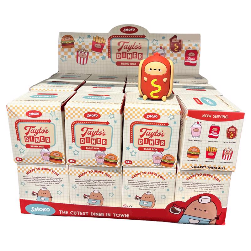 9113163 Tayto Diner Blind Box Figure, Multi Color - Pack of 24