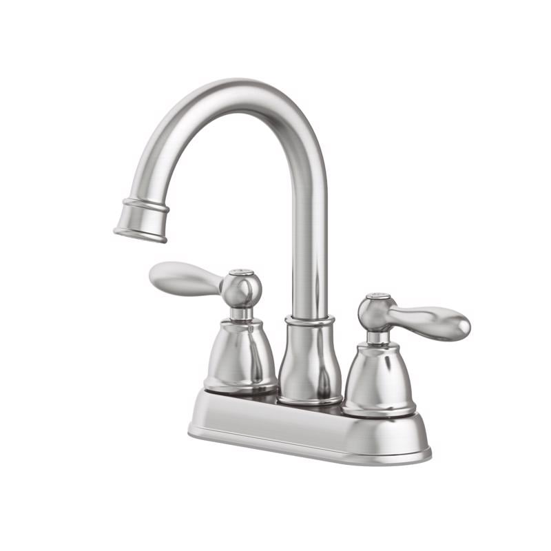 Picture of Oakbrook 4027810 4 in. Jennifer Traditional Centerset Bathroom Sink Faucet&#44; Brushed Nickel