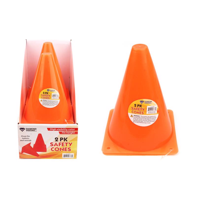 Picture of Diamond Visions 9108886 Orange Cones Toys - 2 per Pack - Pack of 24