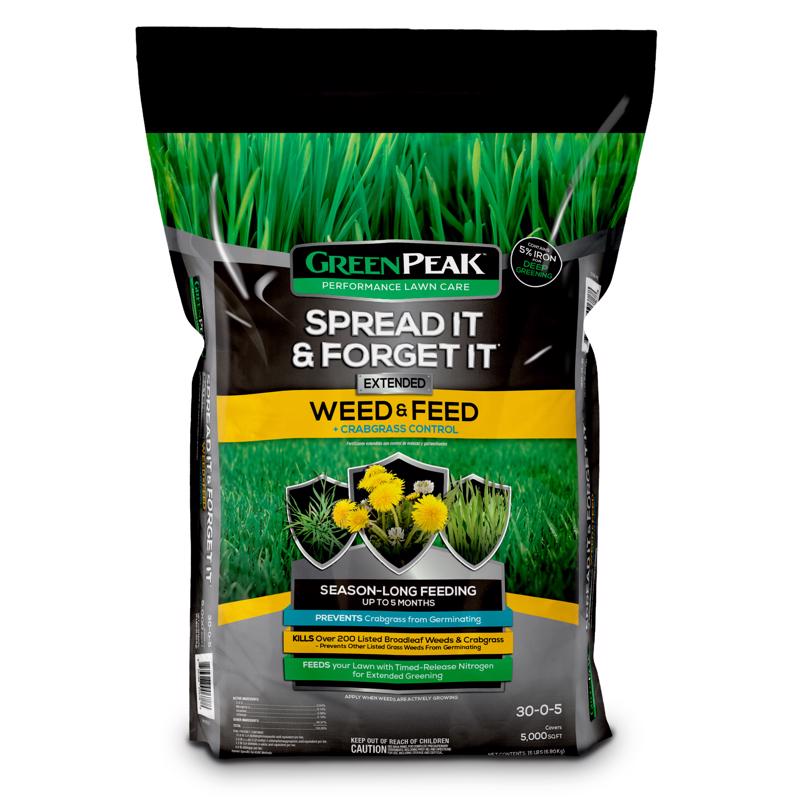 7045336 5000 sq ft. Spread It & Forget It Weed & Feed Lawn Fertilizer for All Grasses