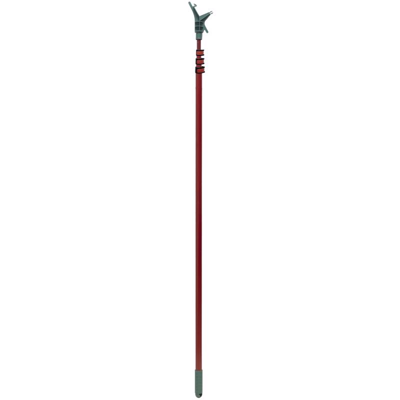 9106463 16 ft. Red Decorating Pole with Locks Safe-T-Reach Adaptor