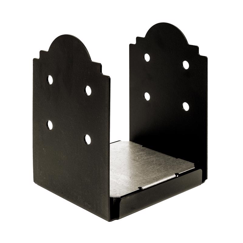 5033455 10.31 x 8 in. Strong-Tie Outdoor Accents 14 Gauge Galvanized Steel Post Base - Pack of 4