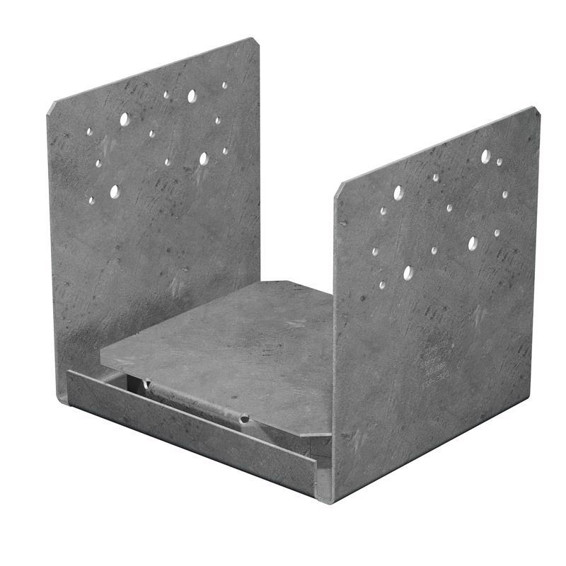 5033454 8 x 8 in. 14 Gauge Galvanized Steel Adjustable Post Base - Pack of 4