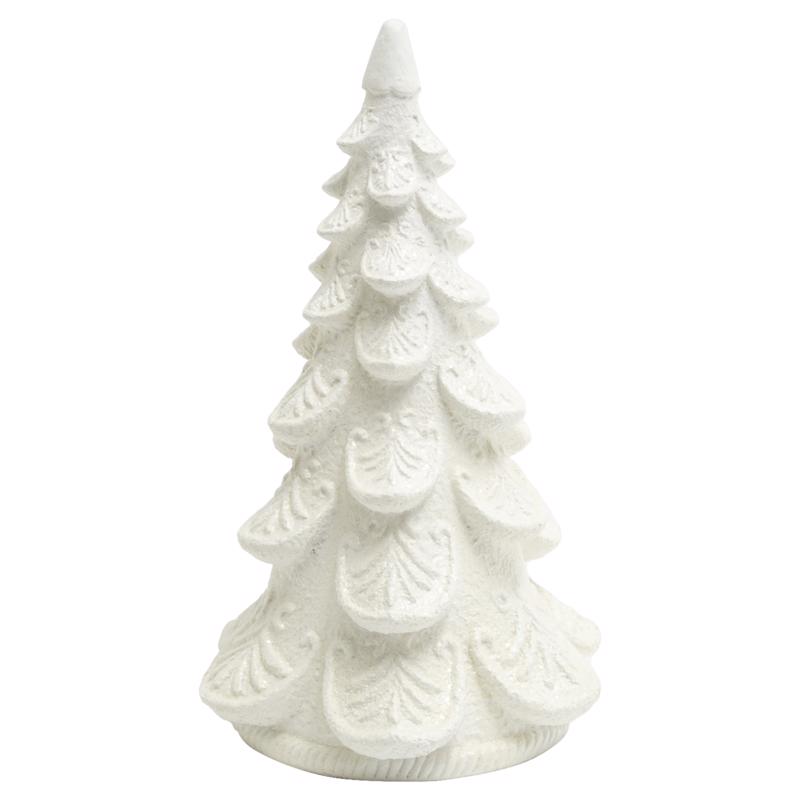 Gerson 9106707 19 in. White Holiday Tree Table Decor - Pack of 2