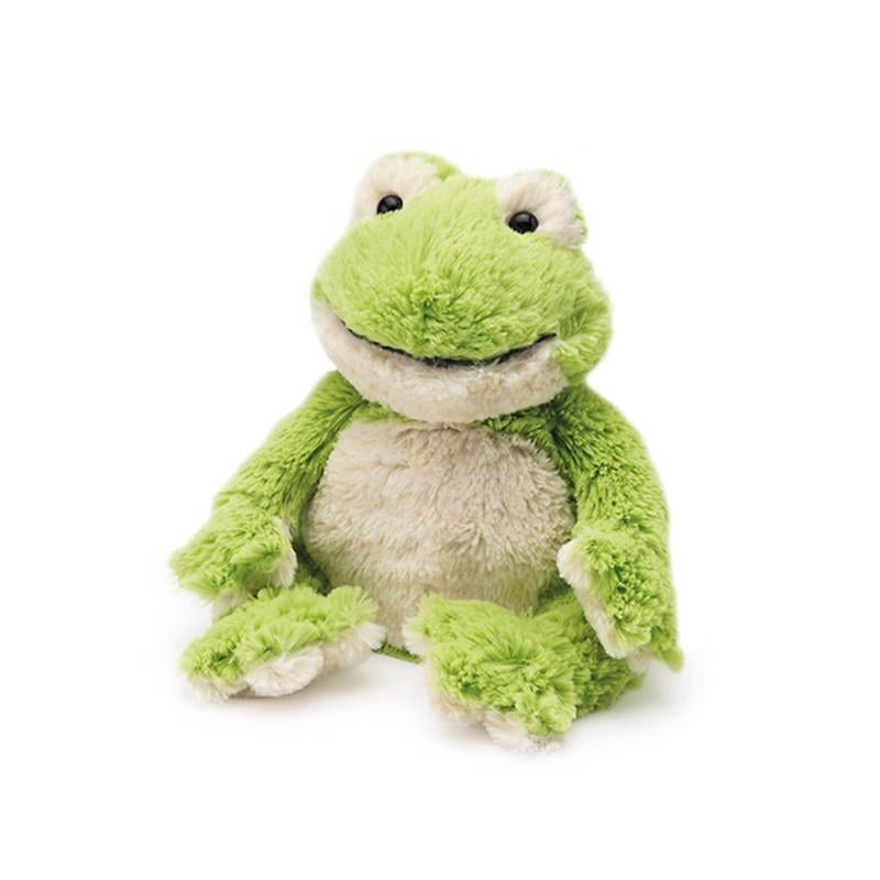 9098527 Frog Stuffed Animals Plush Toy, Green & White