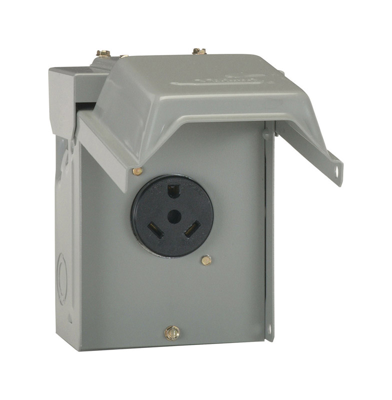 3189271 5.19 in. Bolt-On Power Outlet Wall Plate for A Openings