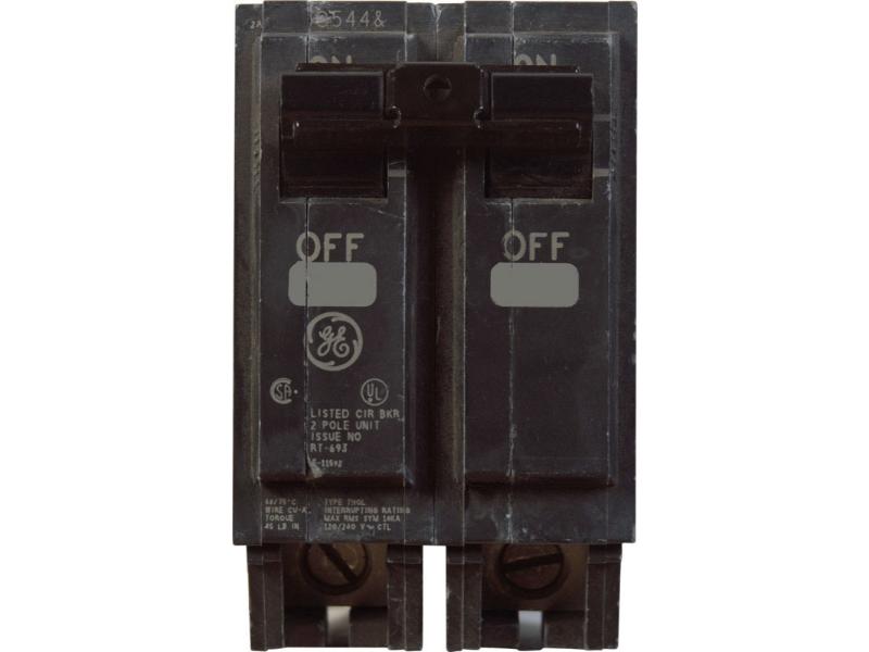 THQL2150 Feeder Circuit Breaker, Type THQL, 50 A, 2-Pole, 120/240 V, Non-Interchangeable Trip