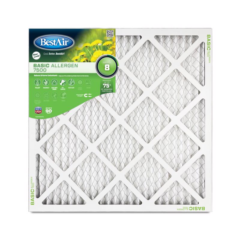 4019872 20 x 20 x 1 in. 8 MERV Pleated Air Filter - Pack of 12