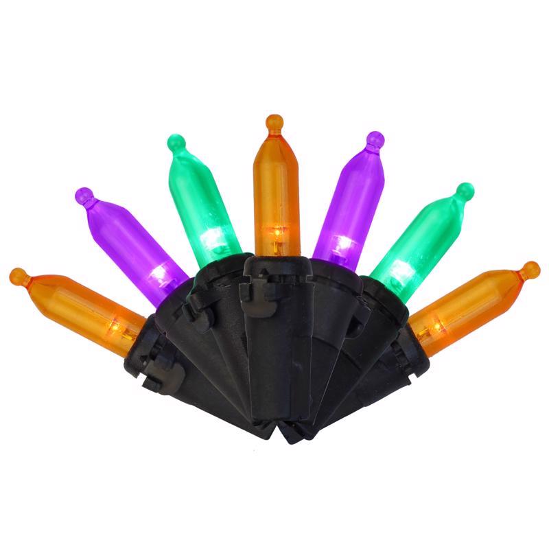 9107081 Multi Color LED Halloween String Lights - 100 Count
