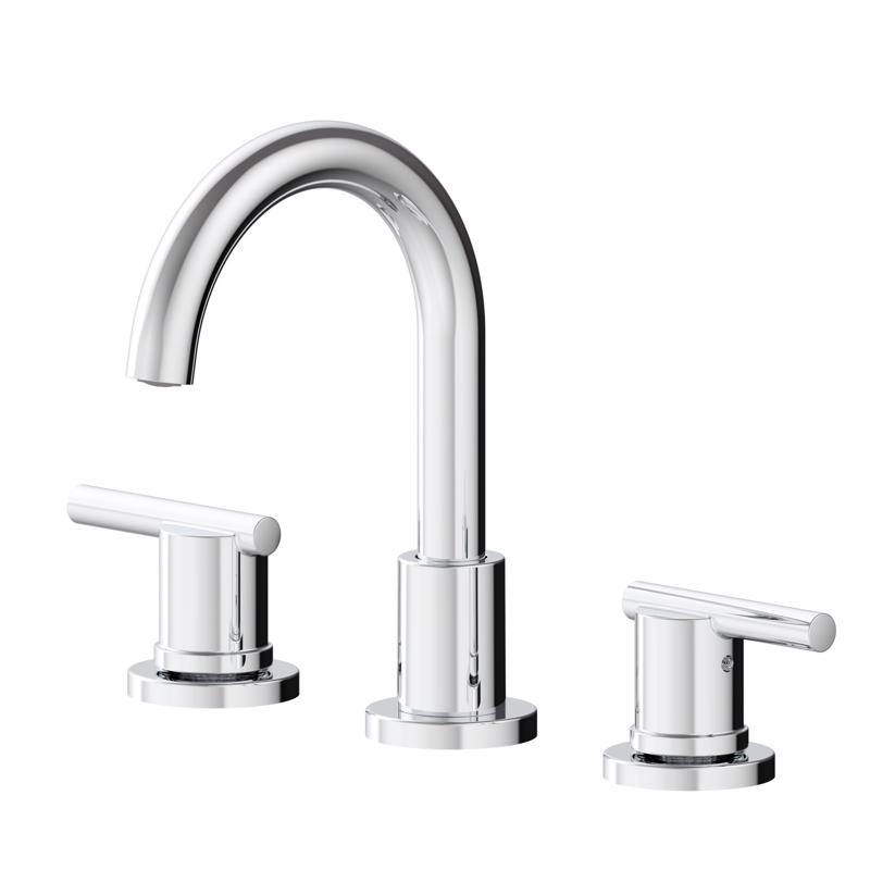 4027794 8 in. Alexis Chrome Modern Widespread Bathroom Sink Faucet