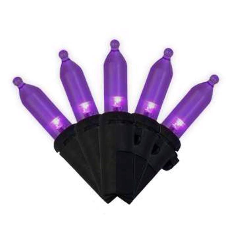 9107086 Purple LED String Lights - 100 Count