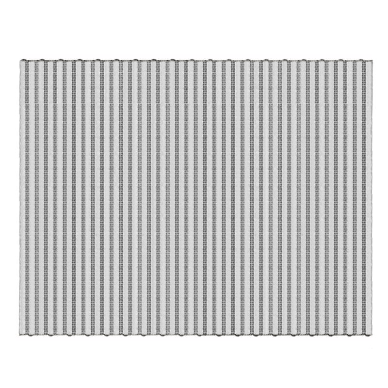 6082526 96 x 120 in. Multi Color Stripe Polyester Accent Rug
