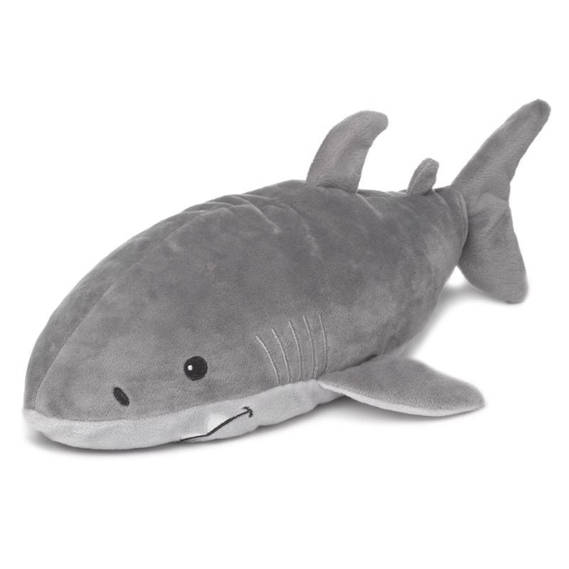 Shark Plush Toy - Gray - 13in. - Microwavable & Scented