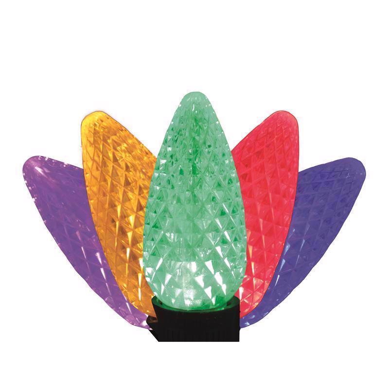9106843 49 ft. Classic LED C9 Multi Color String Christmas Lights - 75 Count