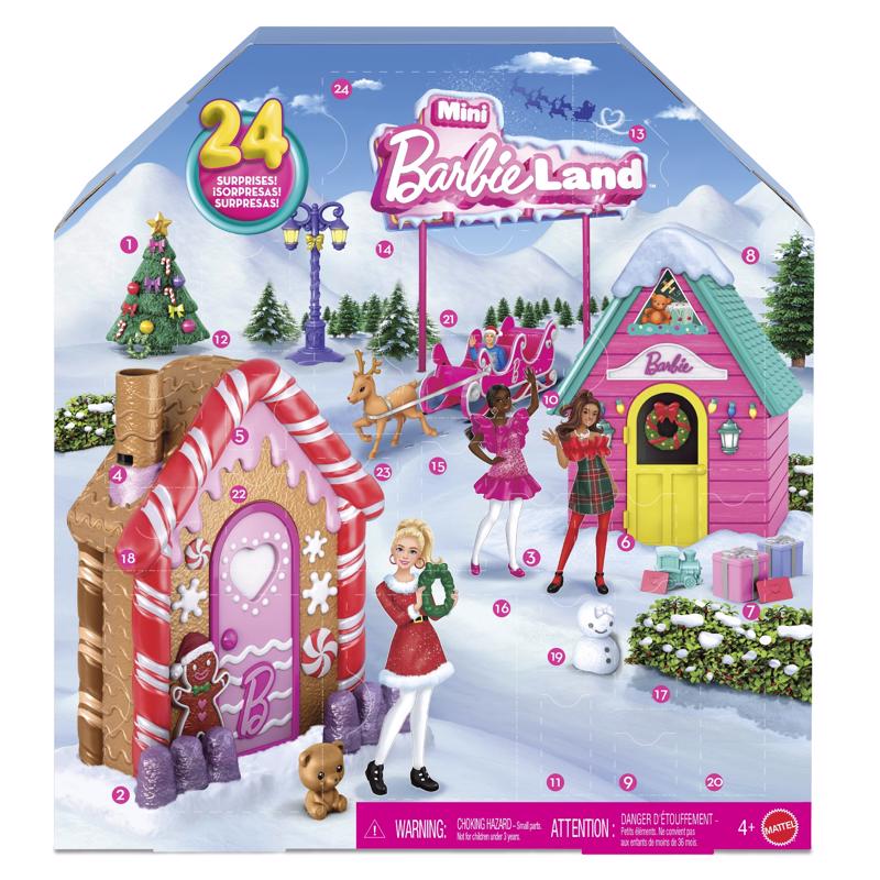 9106164 Mini  Land Advent Calendar, Multi Color - 24 Piece