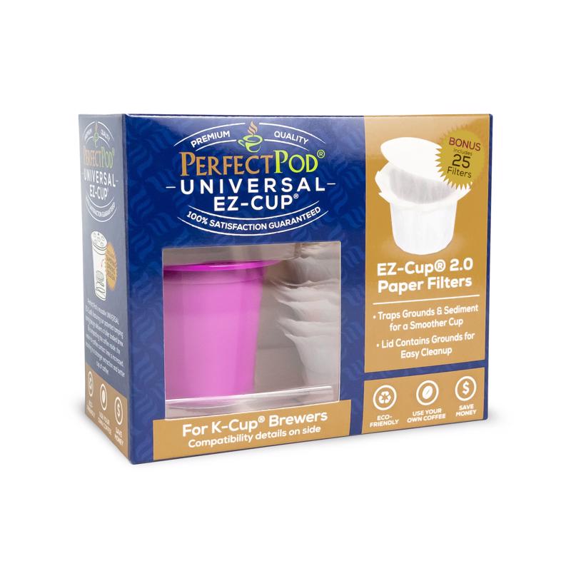 6089622 Purple Plastic Disposable Cup Filters