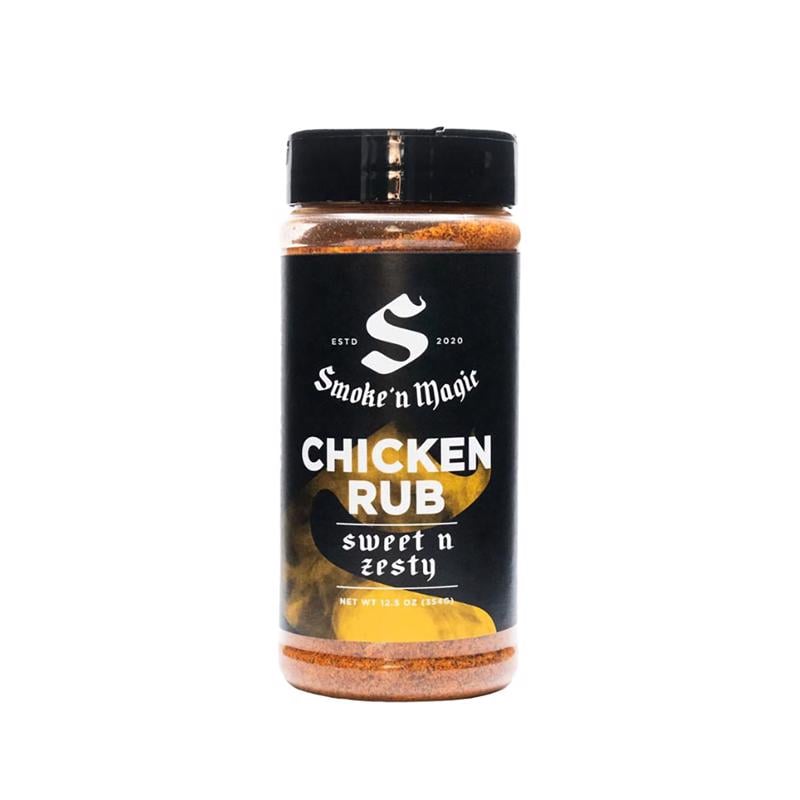 Smoke 'N Magic Rub Seasoning, Zesty Chicken, 12.5 oz