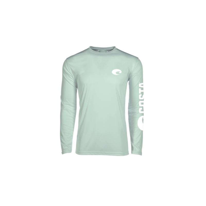 Costa Del Mar Lifestyle Technical Crew Top T-Shirt Mens Mint FQA400035-453, Medium