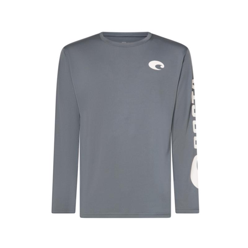 Costa Del Mar Lifestyle Technical Crew Top T-Shirt Mens Shark FQA400035-27P in Shark Gray, Large