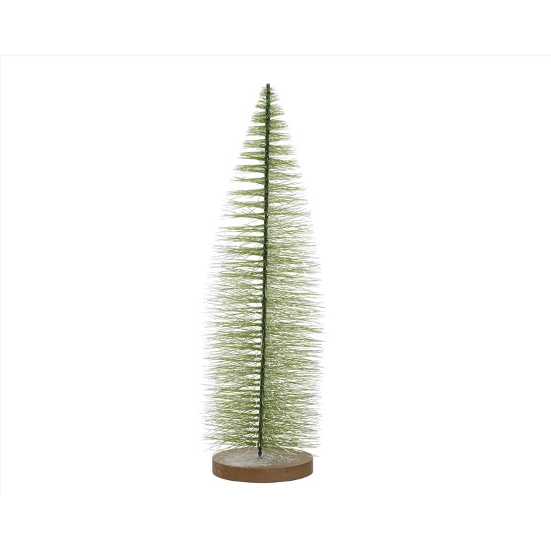 9106349 20 in. Green Frosted Tree Table Decor