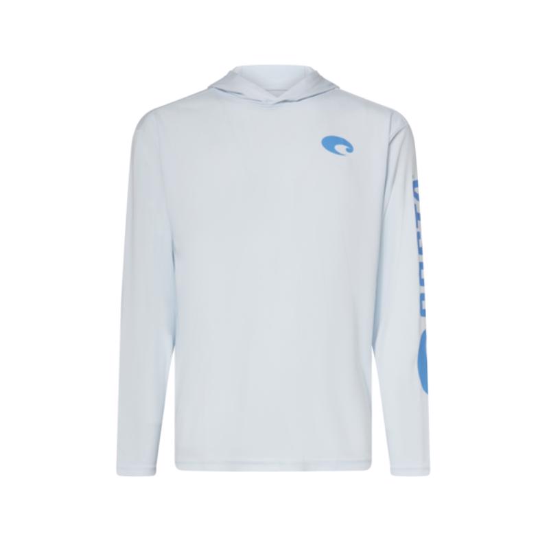 Costa Del Mar Lifestyle Technical Hood T-Shirt Mens Arctic Blue FQA400039-62F, Medium