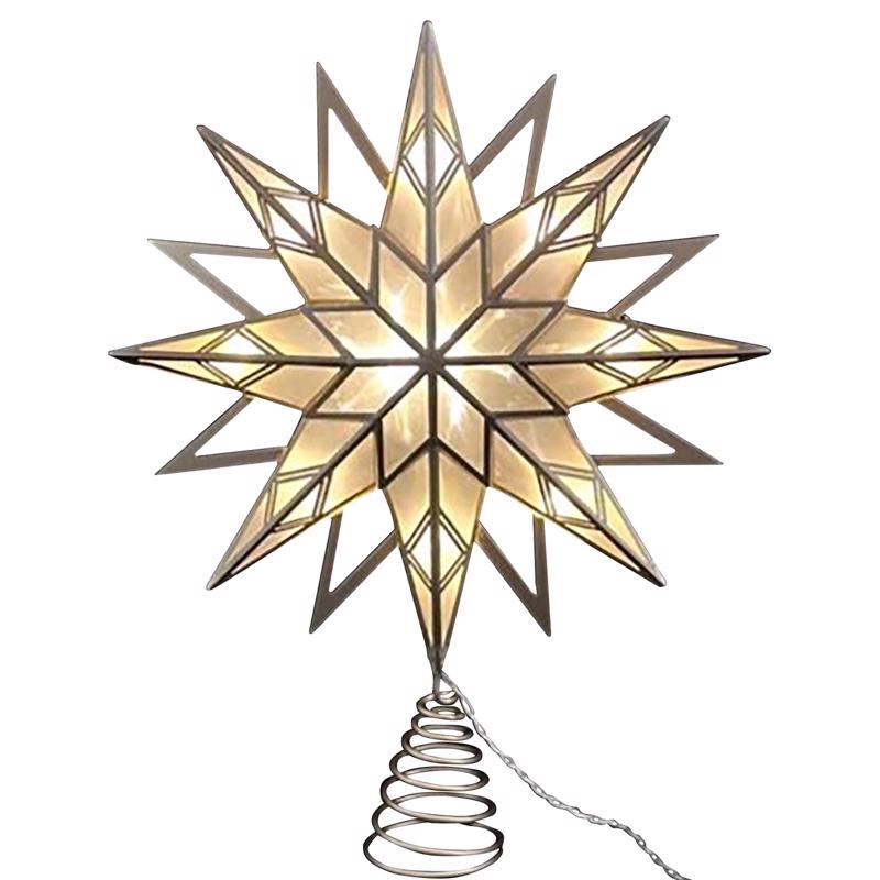 9106145 12 in.  LED Warm White Star Tree Topper