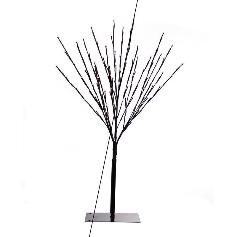 9106813 32 in. Orange & Purple LED Light Burst Halloween Decoration