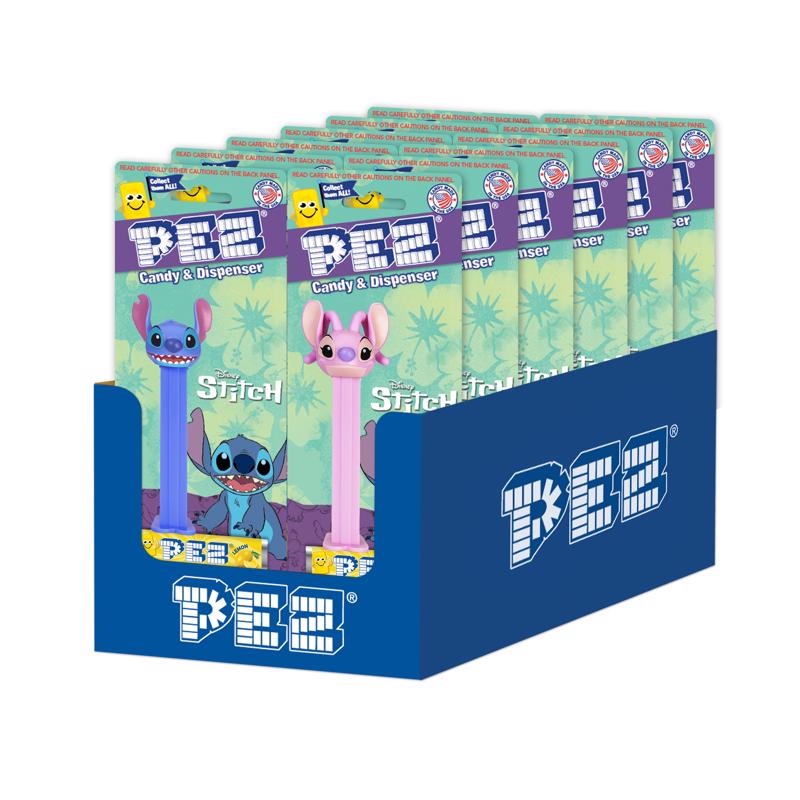 Picture of PEZ 9114375 0.87 oz Disney Stitch Candy & Dispenser - Pack of 12