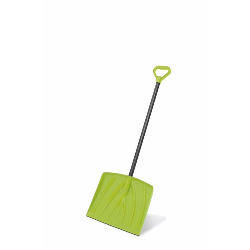 Kids Snow Shovel - Green - 12 x 35 in. - Durable Poly Construction
