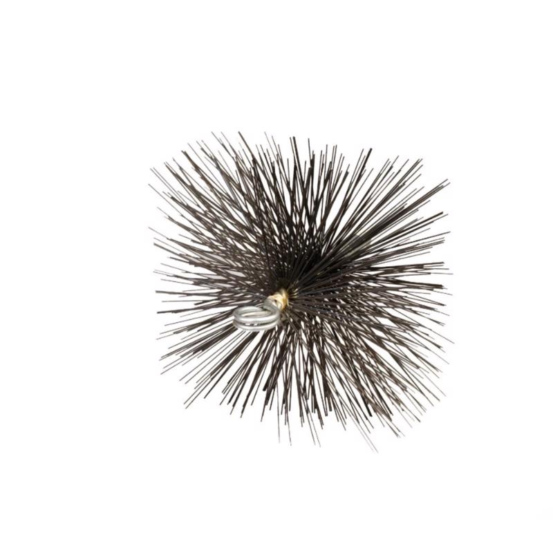 Red Devil Square Steel Chimney Brush - Red - 11 in. - Durable Design